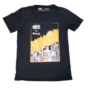 Naruto Shippuden Anime T Shirt Mens S Youth XL Kura Revolving Sushi Bar Black